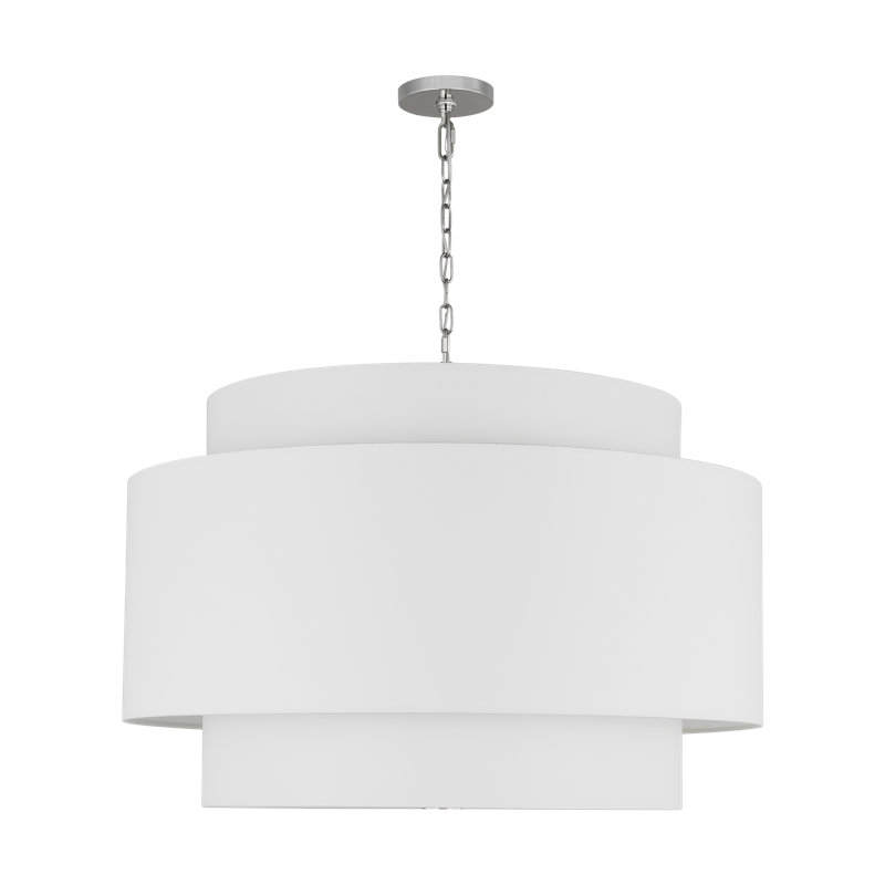Sawyer Pendant, 27.38" H x 15" W x 15" D, 1, Blonde/Burnished Brass
