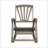 Durable Acacia Wood Rocking Chair With Retractable Footrest For Outdoor Relaxation And Comfort-294846715