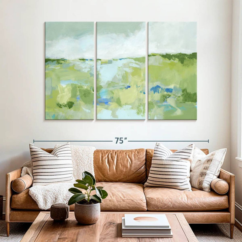 Avery Spring Green I, 42" H x 65" W