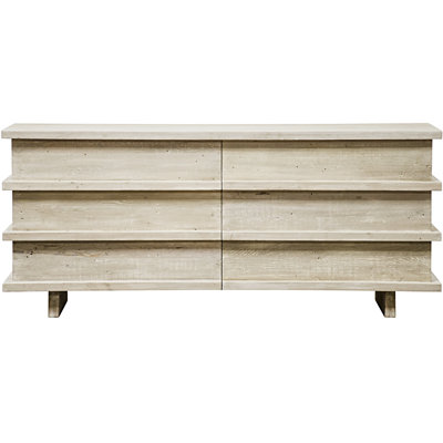 Bergamot 6 - Drawer Solid Wood Dresser