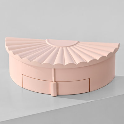 Manufactured Wood Jewelry Box + Drawers Mirror