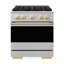 Zline Autograph 30 in. Marino Gas DuoPro Range in Steel Accents-609672696-609672703