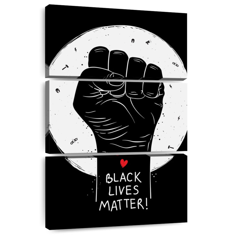 Khadijeh Racial Equality Slogan, 32" H x 20" W