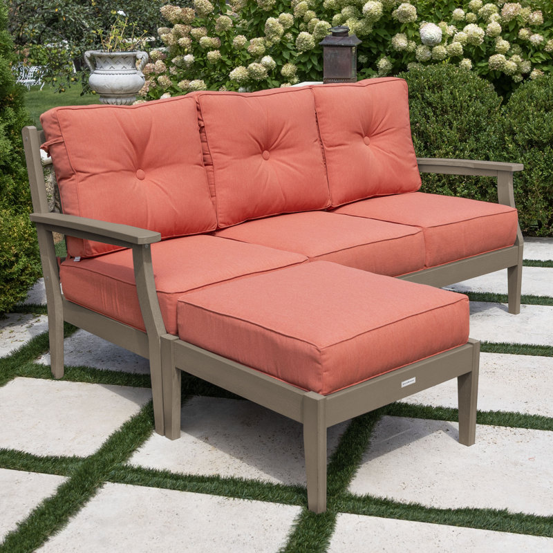 Lehigh 2-Piece Deep Seating Set, Canvas Persimmon