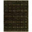 Dontate Wool Southwestern Area Rug in Black-98855251