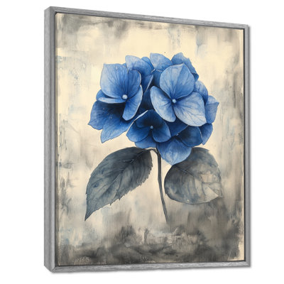 Calhoun Vintage Hydrangea In Monicolon Field I - Hydrangea, reproduction sur toile encadrée