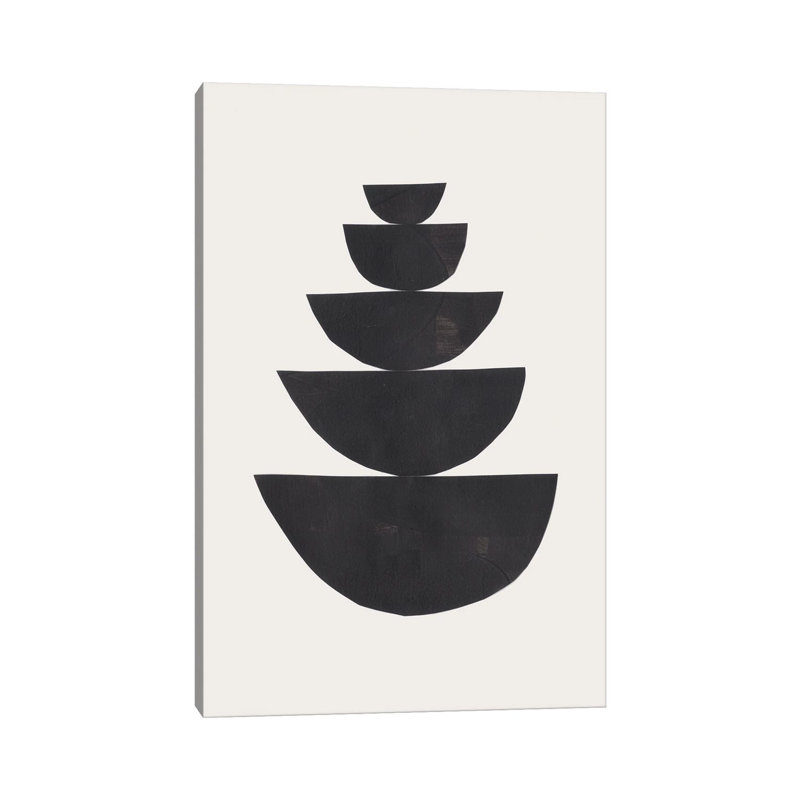 Nesting Semicircle by EnShape - Wrapped Canvas Gallery-Wrapped Canvas Giclée, 101.6 cm H x 66.04 cm W x 3.175 cm D
