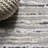 Batten Modern Stripe Gray/Black Rug-774768381