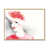 Toile naturelle avec cadre flottant