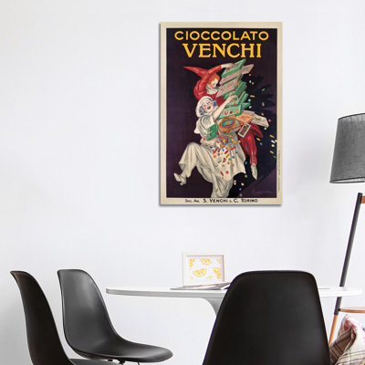 Cioccolato Venchi by Leonetto Cappiello - Wrapped Canvas Print