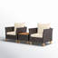 Ensemble de conversation pour 2 personnes avec coussins Antun Almonzo-1150188706