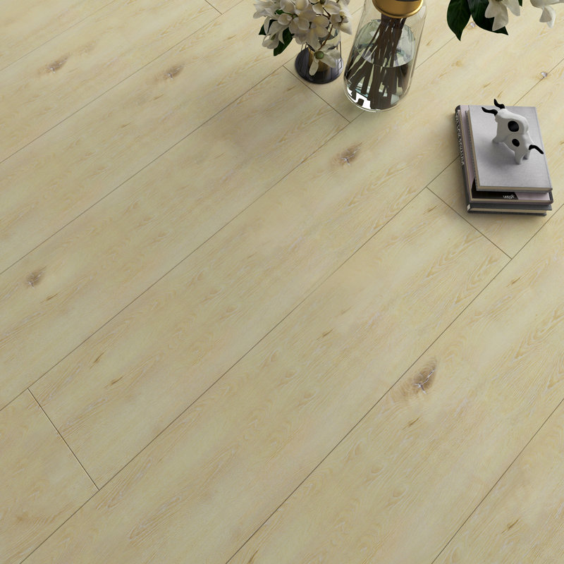 Everlux 7mm Thick 9'' W x 72'' L Vinyl Plank, Camel Cedar