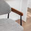 Tabouret de comptoir rembourré avec accoudoirs Devane-123161713