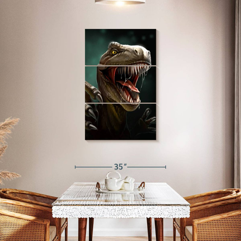 Brampt Vicious Dinosaur, 45" H x 28" W