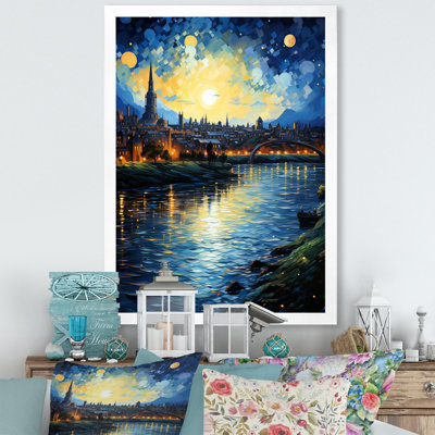 «Tilburg The Starry Night Over The Rhone II», impression sur toile