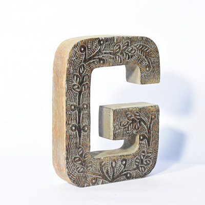 Haddam Text & Numbers Letter Block