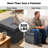 4pcs Sectional Furniture Set Armless Chairs With 4" Cushion And Ottoman-1137466493-1137466494