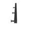 1-1 / 2 po x 1-1 / 2 po x 96 po Main courante carrée en métal, noir-119255894
