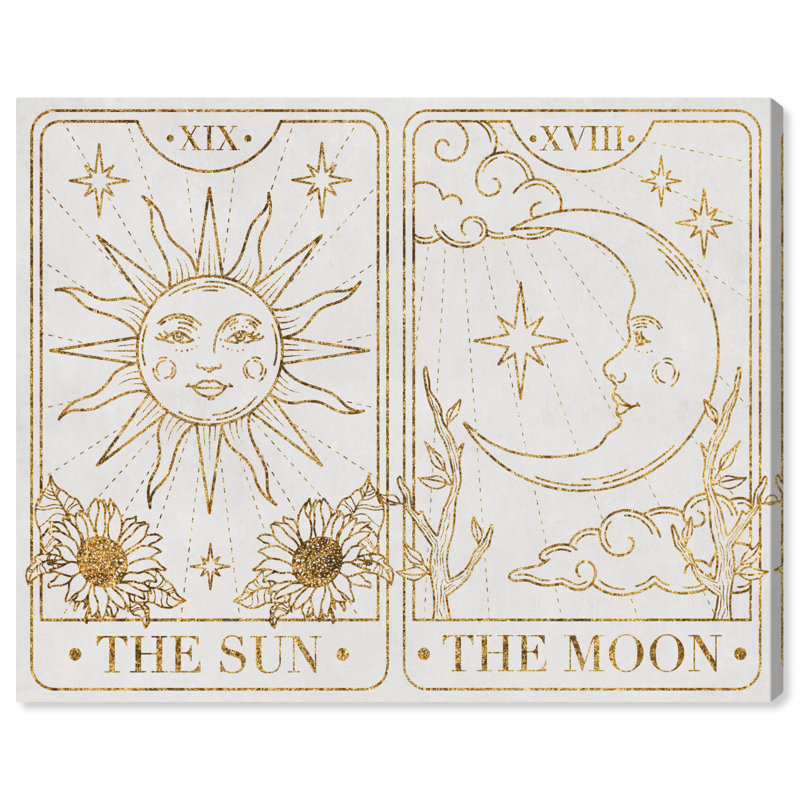 «Tarot Duo», impression sur toile tendue, H 30 po x l 36 po x P 0,8 po