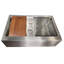 Pro Series 33'' L Stainless Steel Single Basin Kitchen Sink