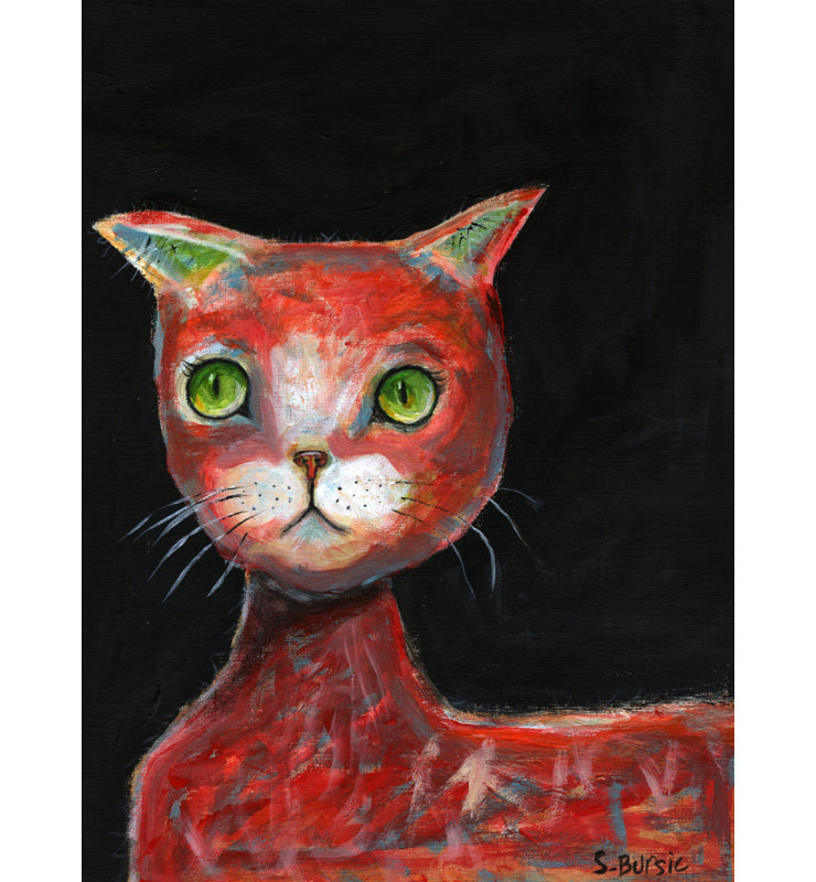 Cat, 91.44 cm H x 60.96 cm W