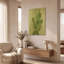 « Cactus de cour avant I Ardoise » par Silvia Vassileva, décoration murale en métal doré, 61 x 91 cm-1663669453