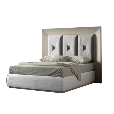 Upholstered Panel Bed