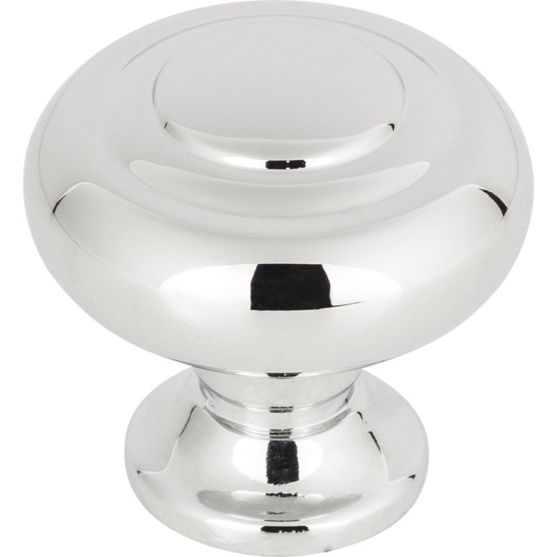 Kent 1-1/4" Diameter Mushroom Knob, Polished Chrome