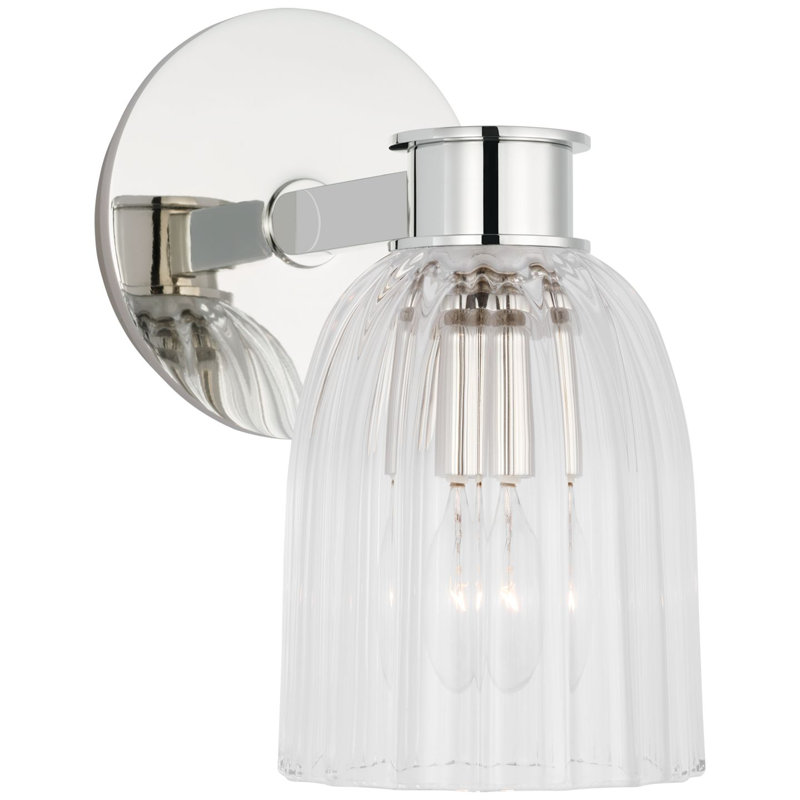 Asalea 1 - Light Bath Sconce, Polished Nickel
