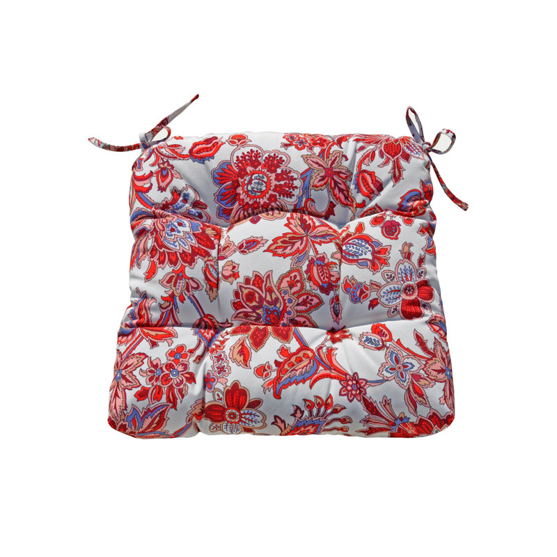 Single Seat Outdoor Cushion Patio, Red