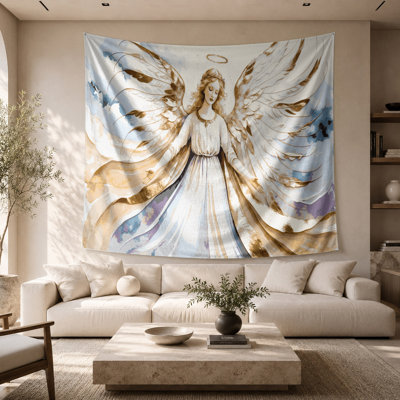 Tapisserie murale ange de Noël