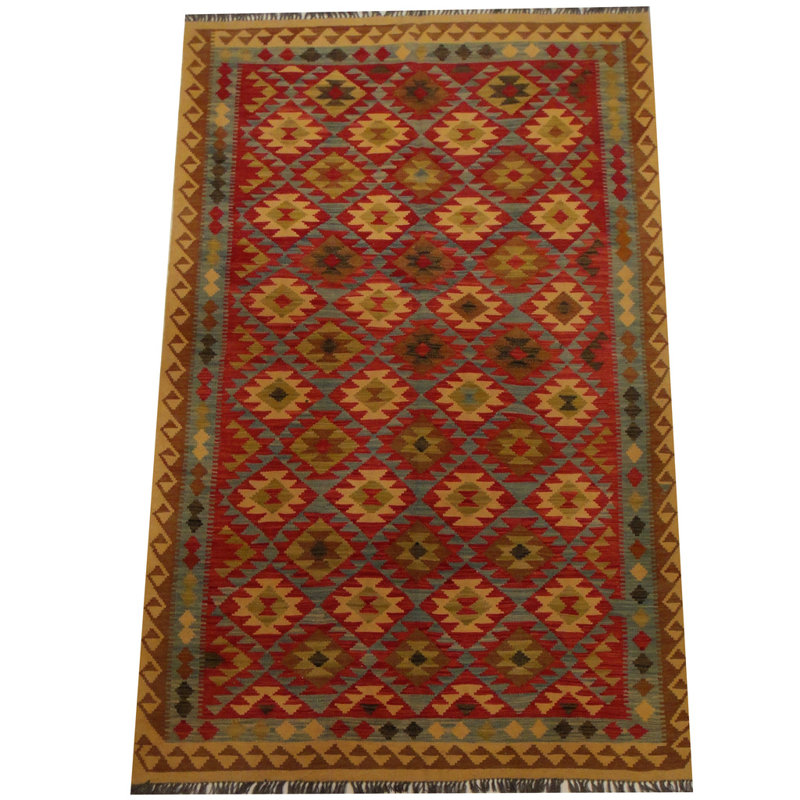Tapis brun fait à la main Azpeitia