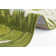Leaves Turquoise/Green Indoor/Outdoor Rug