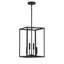 Lampe 4 lumières Meridian en noir mat-103017690