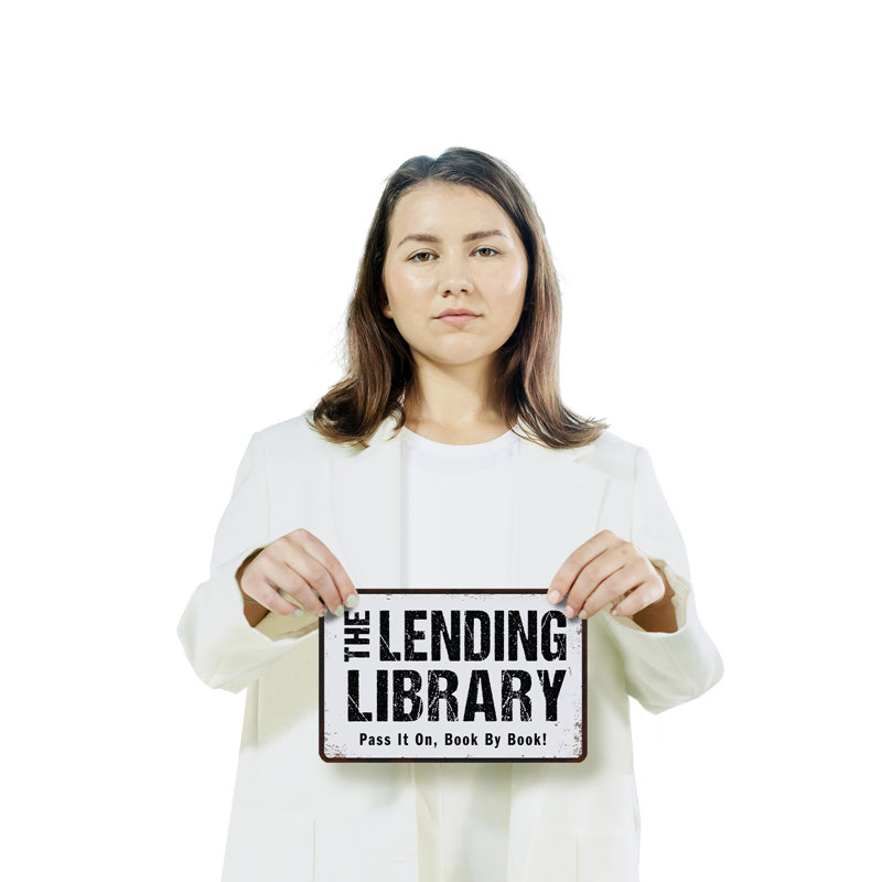 La bibliothèque prêteuse (paquet de 2) 7 po x 10 po