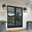 Applique murale d'extérieur Mediouna avec noir mat (ensemble de 2)-585371355-585371356