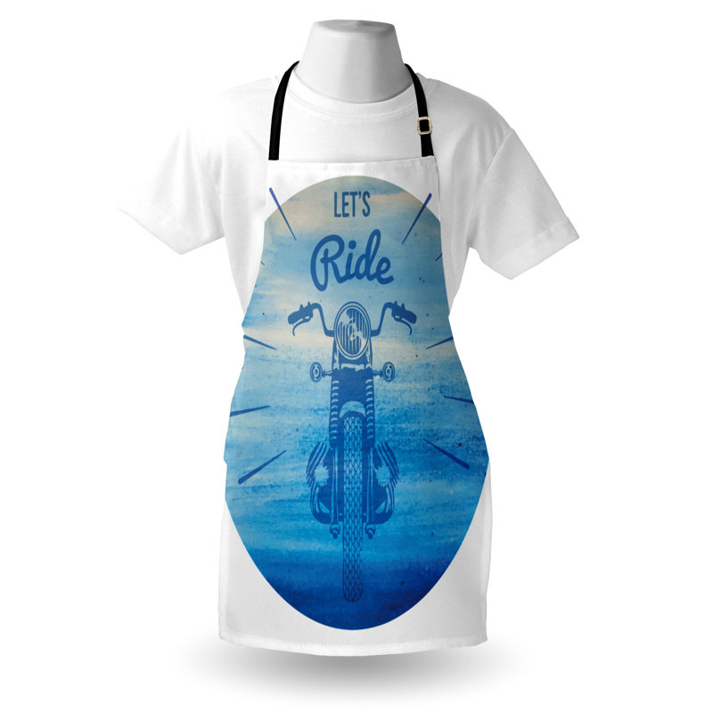 No Pattern Bib Apron