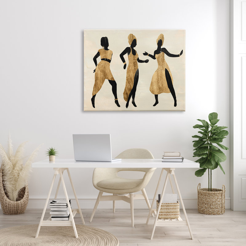 Powerful Women Dancing, Toile tendue, H 36 po x l 48 po