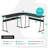 RIF6 L Shaped Modern Computer Office Desk w/ Keyboard Tray, Easy Assembly-59371383