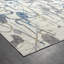 Tapis abstrait bleu et gris ARTWRKS-936147574