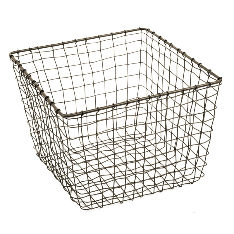 Rebrilliant Ivanka Decorative Basket, 8.5" H x 11" W x 11" D