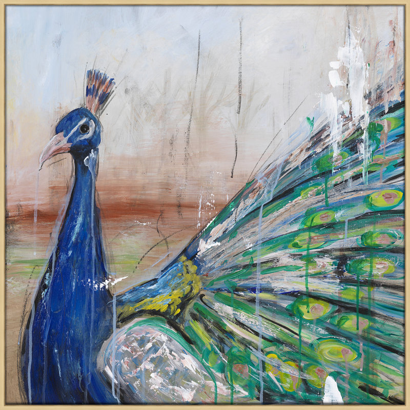 Peacock Study Painting