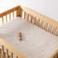 Drap-housse pour lit de bébé à rayures Oat
