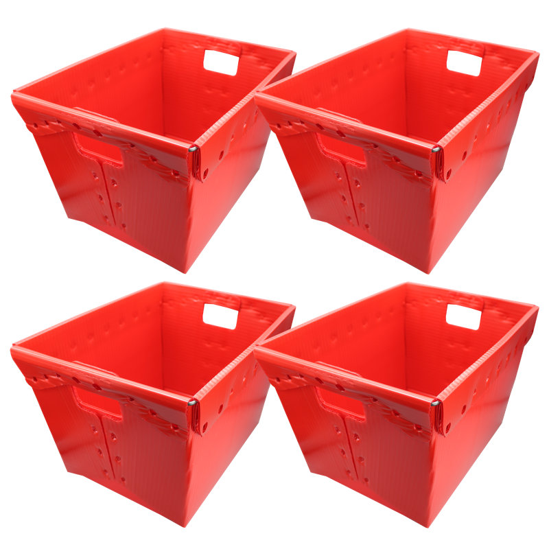 Plastic Cube Set, Red