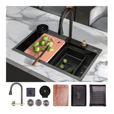 1 Bowl Drop-in Kitchen Sink