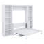 Lit escamotable avec bureau et bibliothèque Murphy-1039369041