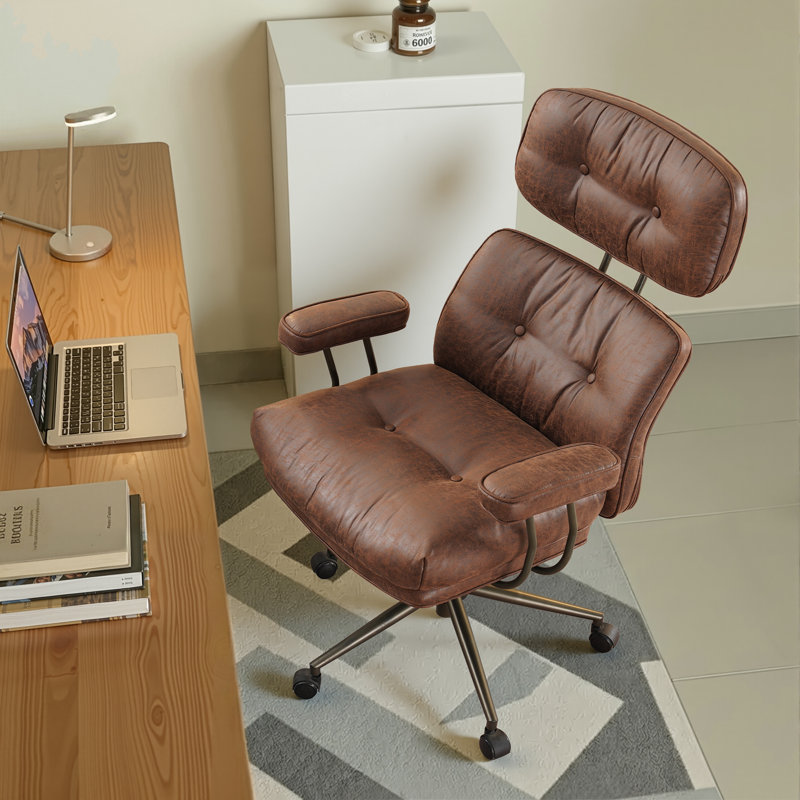 High Back Ergonomic Desk Chair, Breathable Office Chair With Lumbar Support And Rocking Function, Big And Tall Executive Pc Chair