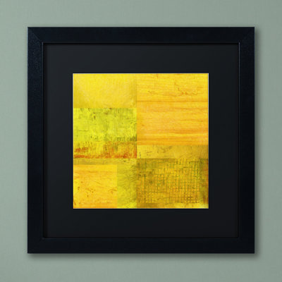 « essence of yellow » par michelle calkins, reproduction d’art encadrée