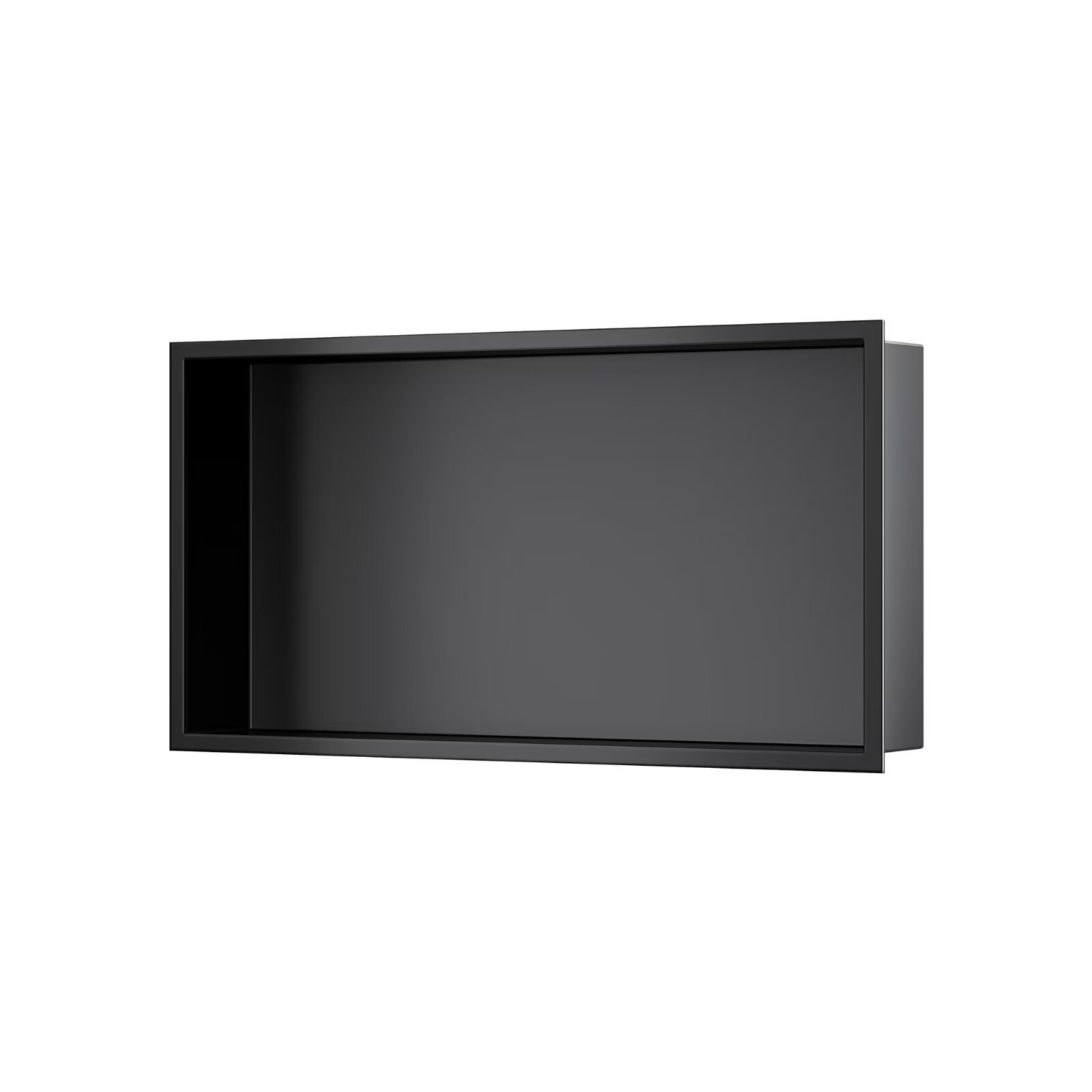 SUPERFLO Stainless Steel Rectangular Black Shower Niche Insert, 12＂x 24 ...