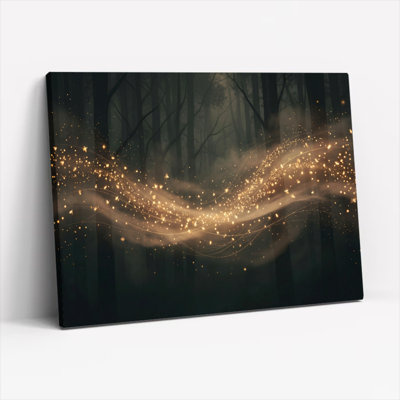 «Golden Forest», reproduction d'art sur toile, ensemble de 1